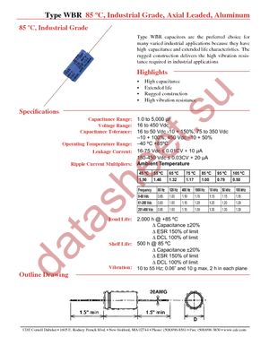 WBR16-250A datasheet  